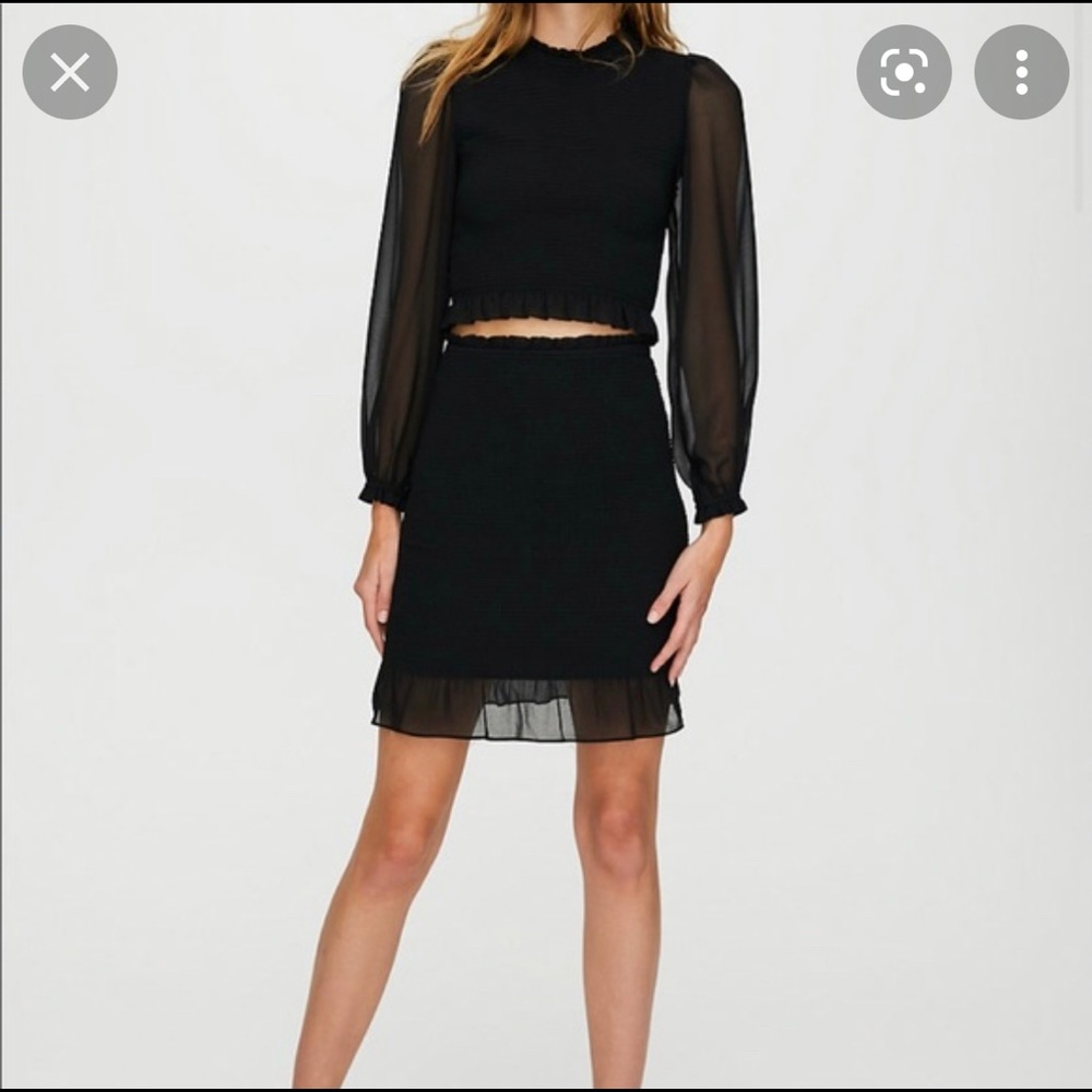 Aritzia Wilfred Ballard Skirt XS Black